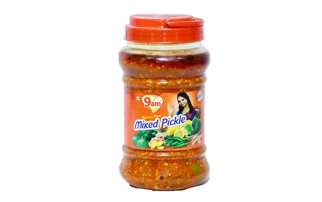 9am Mixed Pickle    Plastic Jar  1 kilogram